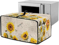 Doojoayie Sunflower Toaster Oven Cover Dragon Print 6 Slice Bread Machine Dust Protector Universal Fit Dust-proof &amp Stain Resistant Covers for Kitchen Appliance Protection