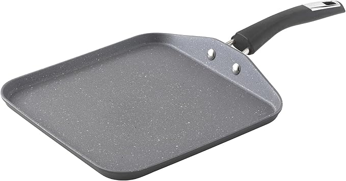 Bialetti Impact Non-Stick 10 in. Square Griddle Gray