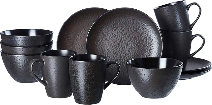 Ritzenhoff &amp Breker Kitwe Breakfast Set 12 Pieces Black