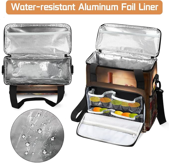 Grape Wine Bottle Glasses Coffee Maker Carrying Bag Coffee Machine Travel Storage Bag Compatible with K-Mini or K-Mini Plus Portable Single Serve Coffees Brewer Case with Pockets for K-Cup Pods