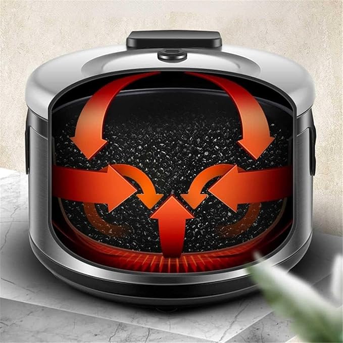 16L Commercial Pearl CookerFully Automatic Pearl Pot Pearl Tapioca Cooker Pearl Maker Non-Stick Sago Cooker for Boba Tea &amp Bubble Tea &amp Milk Tea 110V