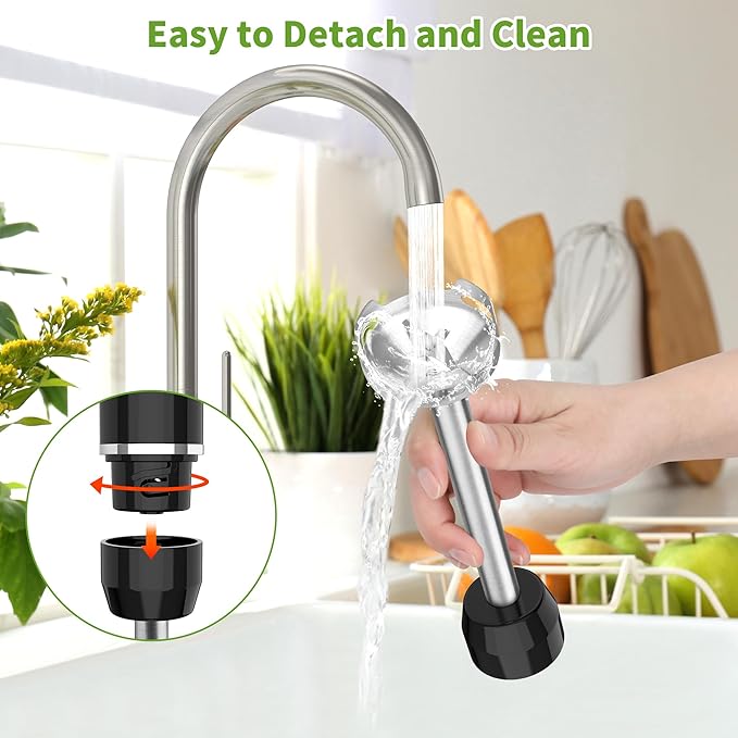 Cordless Immersion Blender Handheld: 4-in-1 Cordless Hand Blender with 500ml Chopper 600ml Beaker Egg Whisk 8 Speeds Hand Stick with USB Rechargeable for Smoothies Baby Food Soup (Black)