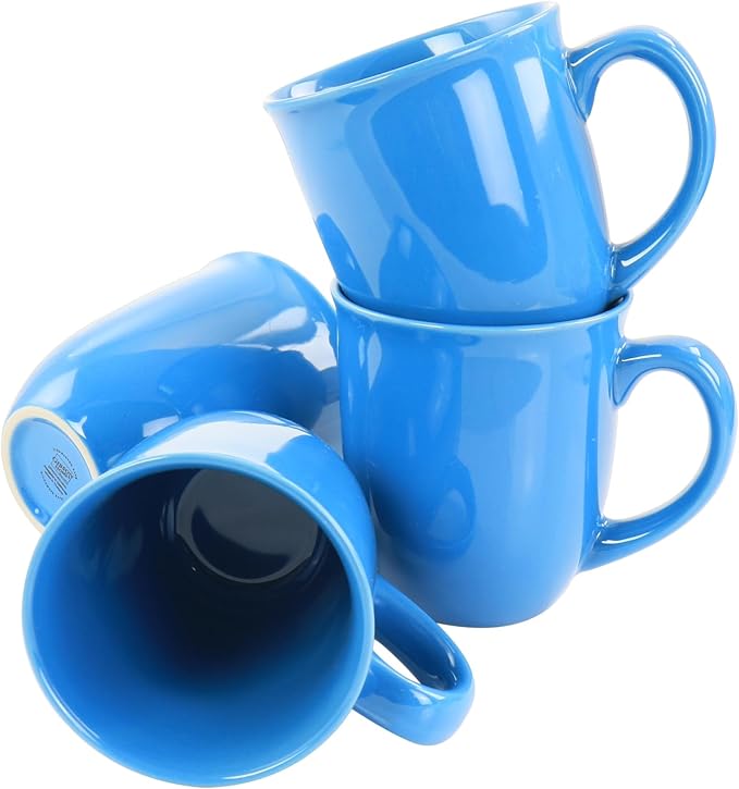 Gibson Home Mercer 12pc Blue Stoneware Dinnerware Set