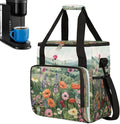 Flower Mountain Leaves Color Coffee Maker Carring Bag Travel Carrying Storage Tote Bag Compatible with Keurig K-Mini or K-Mini Plus Portable Single Serve Coffee Brewer Case with Pockets