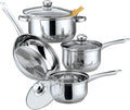 7 Piece Stainless Steel Cookware Set