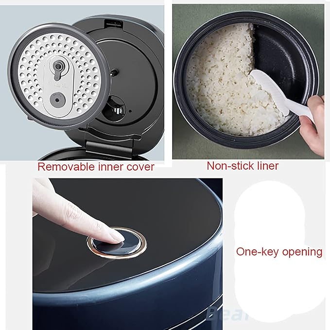 Rice Cooker Household Multifunctional Portable Small Rice Cooker Reservation and Heat Preservation for 2-4 People