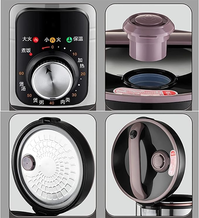 Housewares Rice Cooker Household Adjustable Temperature Rice Cooker Non-Stick Inner Pot Intelligent Insulation