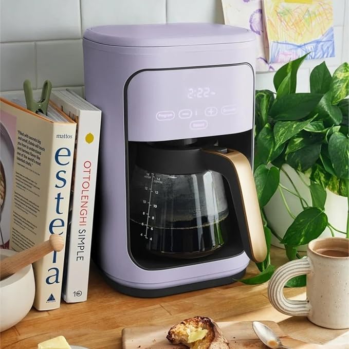 Coffee Maker 14-Cup Programmable Drip Coffee Maker with Touchscreen Controls Auto Shut-Off and Keep Warm Function