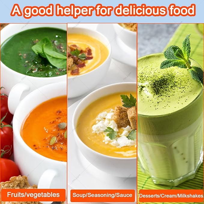Professional Kitchen Hand Blender for Soups &amp Sauces350w/500w/750w Motor with Heat DissipationPrevents Splashing Easy to CleanIdeal for BakeryRestaurantFood Prep 500W-50cm