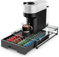 EVERIE Coffee Pod Drawer Organizer for Nespresso MachinesHigh-Capacity Storage for Vertuo CapsulesSmooth Pull-Out Design Fits Under Coffee Makers (12”W x 16.5”D x 3.5”H)
