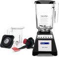 Blendtec Total Classic Original Blender 90 oz WildSide+ Jar 24 oz Twister Jar and Spectacula Spatula - Black