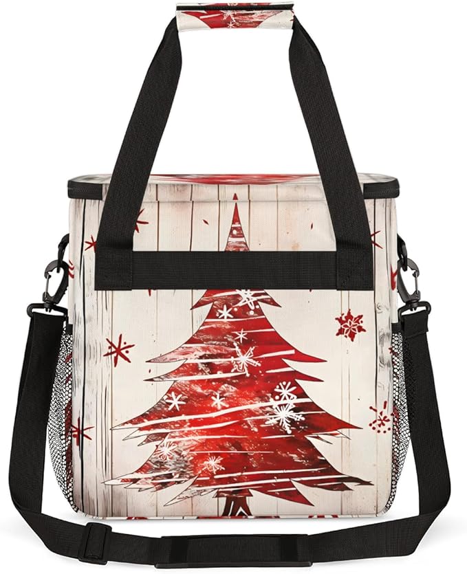 Christmas Tree Coffee Maker Carrying Bag Magical Tree Travel Storage Bag Compatible with K-Mini or K-Mini Plus Single Serve Coffee Brewer Carrying Case with Multiple Pockets &amp Shoulder Strap