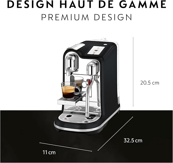 Nespresso Creatista Pro Espresso Machine by Breville Black Truffle