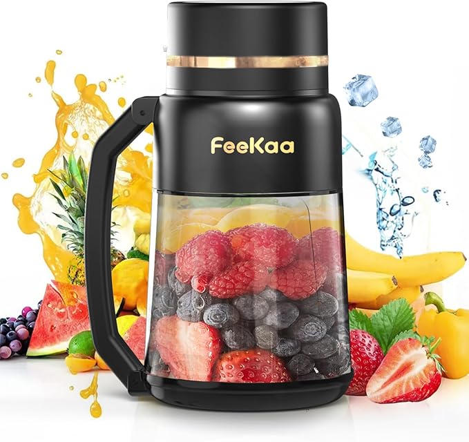 Juice Extractors 33 Oz BPA-Free Juice Extractors for Shakes &amp Smoothies with Travel Lid Straw &amp Strap for Gym Travel and Sports