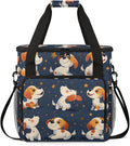 Stars Dogs Coffee Maker Travel Bag for Keurig K-Mini/K-Mini Plus Insulated Waterproof Tote with Pockets for K-Cup Portable Single-Serve Brewer Case