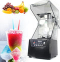 Commercial Blender Smoothie Maker 2L Electric Stand Mixer 17000rpm Blade Ice Crusher with Sound Enclosure 5 Presets Silent Broken Wall Cooking Machinefor Smoothie Fruits
