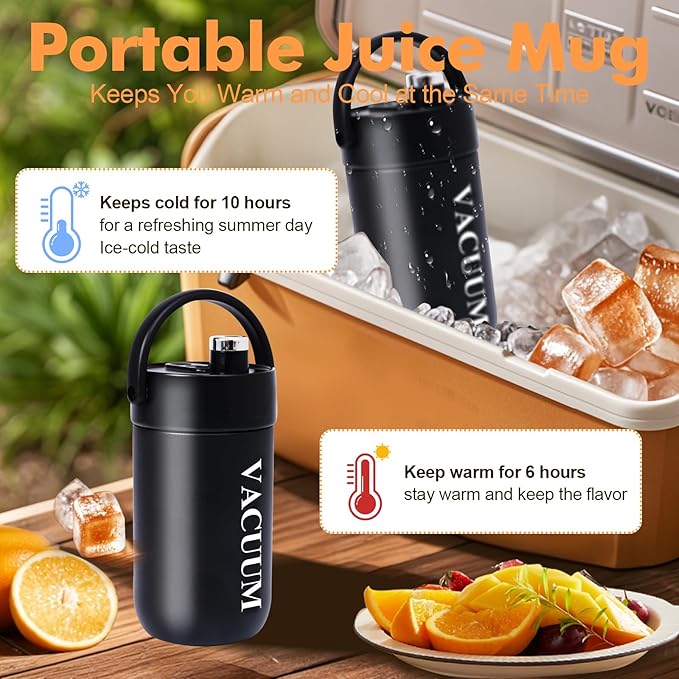 Portable Blender for Smoothies Travel Blender Cordless with Insulated Cup