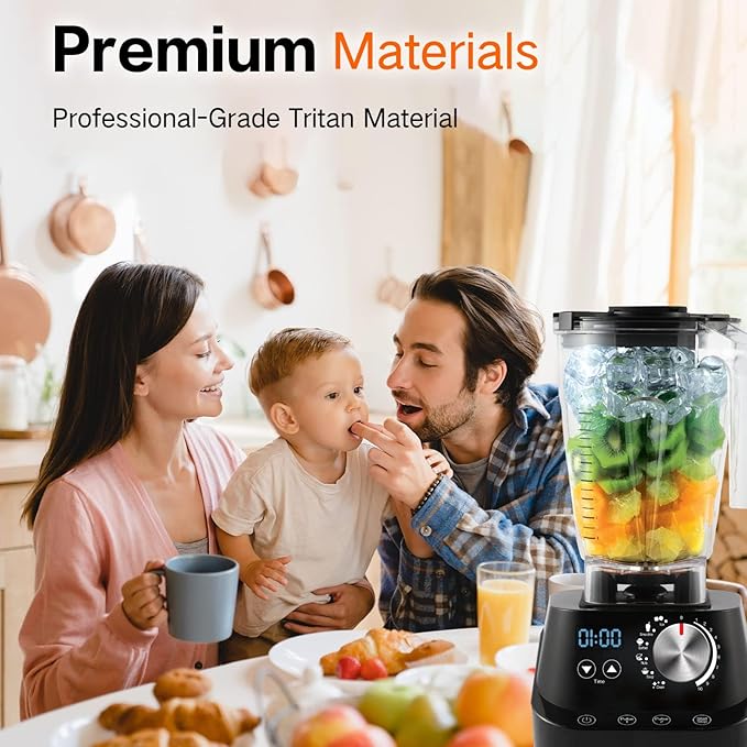 Nuwave Infinity Moxie 64oz Blender - Professional Grade Self-Cleaning BPA-Free