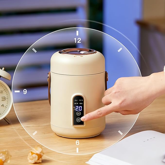 Electric Stew Pots Portable Soup Insulation Bucket Rice Cooker for Cooking Keeping Warm Easy to Use Electric Stew Pot