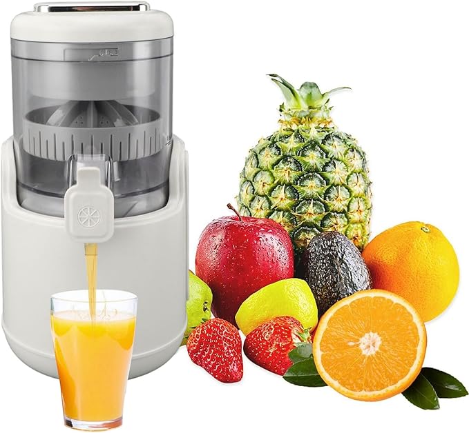 Portable Blender Electric Juicer Machine USB Rechargeable Juicer 360 Degree Motor Juice Squeezer Personal Blender with Top Lid and Brush for Lemon Orange Citrus