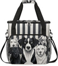 Striped Dog Coffee Maker Carrying Bag for Keurig K-Mini or K-Mini Plus Storage Portable Coffee Maker Travel Bag
