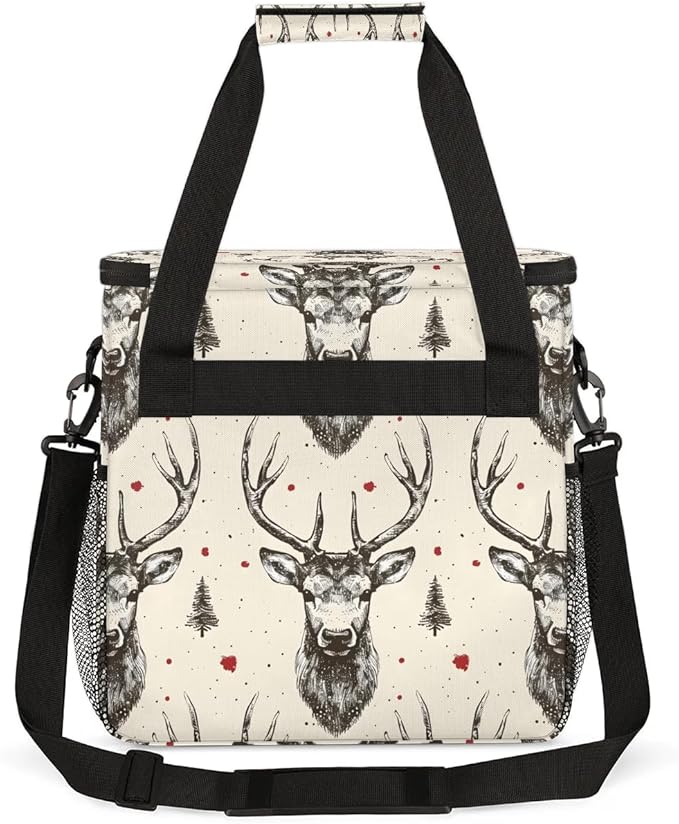 Animal Elk Coffee Maker Travel Bag for K-Mini or K-Mini Plus Single Serve Coffee Brewer Portable Storage Tote Case for Tarvel