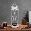 Cold Brew Drip Coffee Tower Ice Cold Brew Maker 600 ML / 20.29 OZ Cold Coffee Tea Making Machine for Home Office 6-8 Cups (Silver)