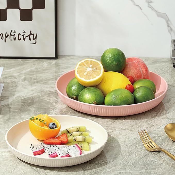 OFYDNR 12Pcs Dinnerware Sets Plates Bowls and Cups Sets Dishwasher and Microwave Safe