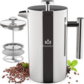 French Press Coffee Maker50OZ Double Wall Vacuum Insulated 304 Stainless Steel for Home Camping and Office