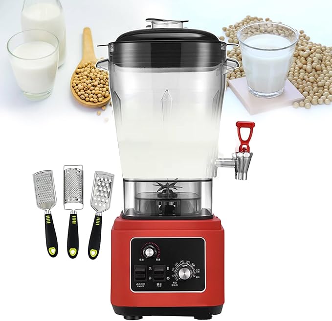 2900w Blender Food Processors Countertop Juicer Cooking Machine 11l/15l/19l Kitchen Standing Mixer Electric Ice Blender Juice Extractor (With 2 Graters And 1 Garlic Grinder)15L