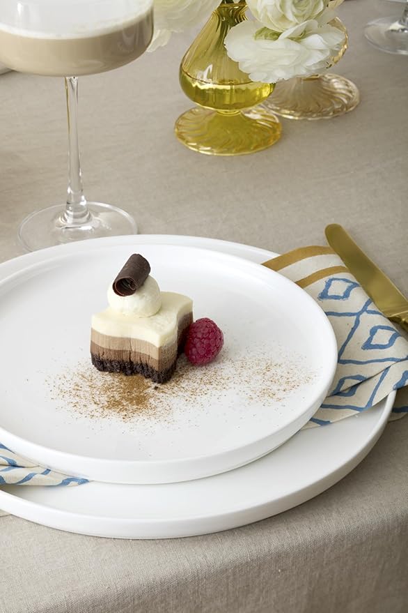 Lenox 899191 Modern White Coupe 24-Piece Dinnerware Set Service For 8