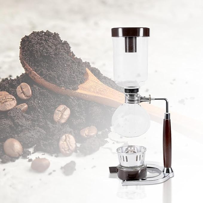 Siphon Coffee Maker Siphon Pot Lightweight Clear Elegant Coffee Brewer Sturdy Vacuum 500ML
