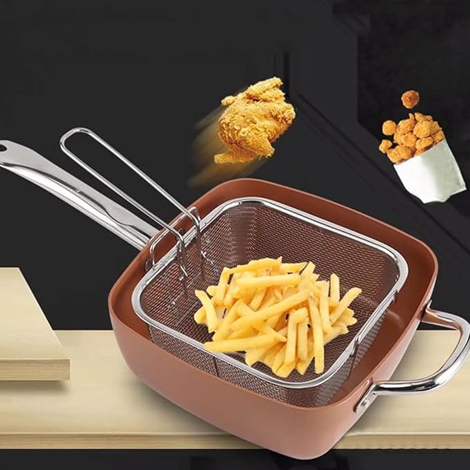 Frying Pan 4Pcs Supplies Saucepan Stainless Steel Glass Aluminum Nonstick Pan Steamer Copper Set Non Stick Frying Pan Four Piece Set Cooker
