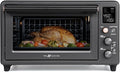 VAL CUCINA Infrared Heating Air Fryer Toaster Oven Combo Non-toxic Enamel-coated Interior 26.3 QT Countertop Convection Oven 10-in-1 Combo 6-Slice Toast 12-inch Pizza with Enamel Baking Pan