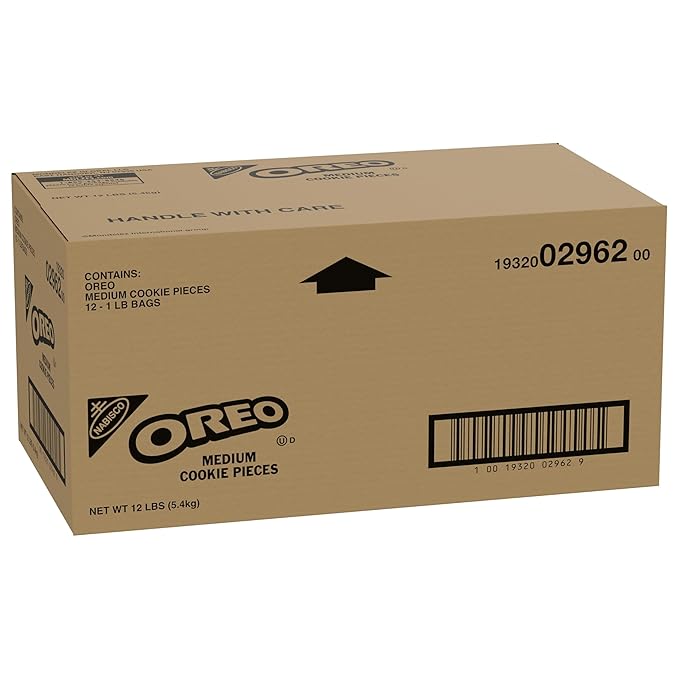 OREO Chocolate Sandwich Cookies Medium Cookie Pieces 12 - 16 oz Bags