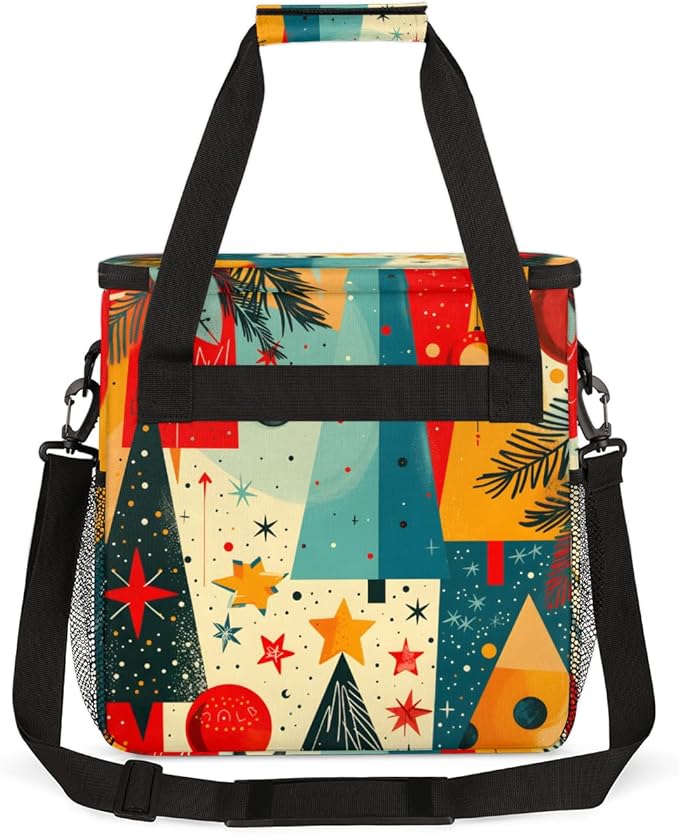 Abstract Tree Coffee Maker Carrying Bag Mystical Tree Travel Storage Bag Compatible with K-Mini or K-Mini Plus Single Serve Coffee Brewer Carrying Case with Multiple Pockets &amp Shoulder Strap