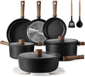 CAROTE Nonstick Pots and Pans Induction Cookware Set 16pcs Kitchen Cooking Sets Pot and Pan Non Stick w/Frying pan (PFOS PFOA Free)
