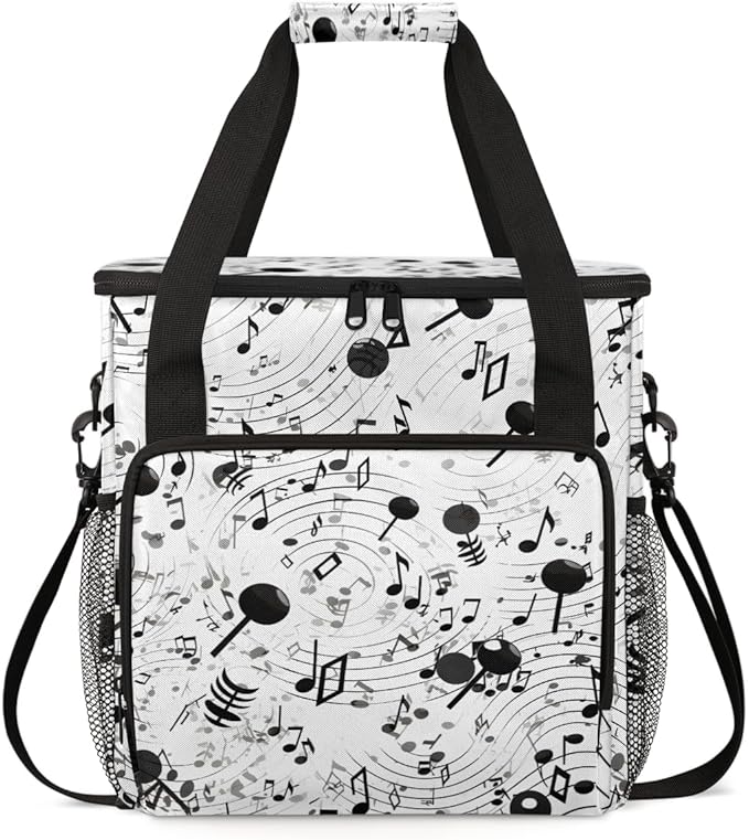 Beat Notes Coffee Maker Carrying Bag Portable Travel Storage Tote Bag Compatible with K-Mini or K-Mini Plus Single Serve Coffee Brewer Carrying Case with Multiple Pockets &amp Shoulder Strap