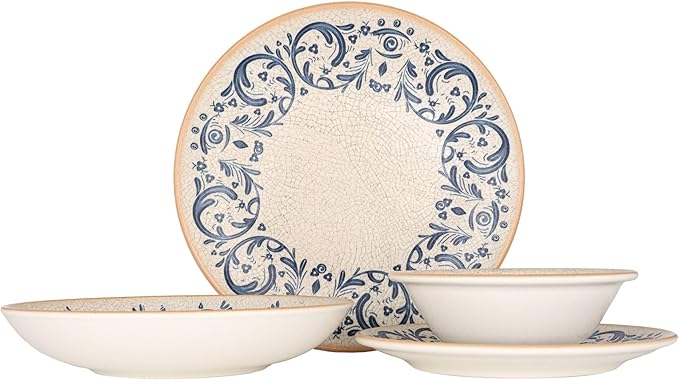 Dinnerware Set (Medium) - Viento - 24 pieces - 6 Persons - Porcelain