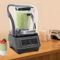 1600w Professional Blender Commercial Smoothie Blender With Full Soundproof Shield Adjustable Speed Perfect For Crushing Ice Milkshakes Puree 2L/67.63oz Capacity