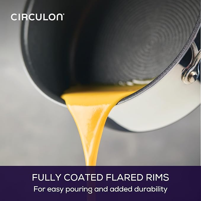 Circulon Scratch Defense Stainless Steel Pan Set: 4 Piece Induction Hob Frying Pans and Saucepans Set with Extreme Non Stick Induction &amp All Hob Suitable