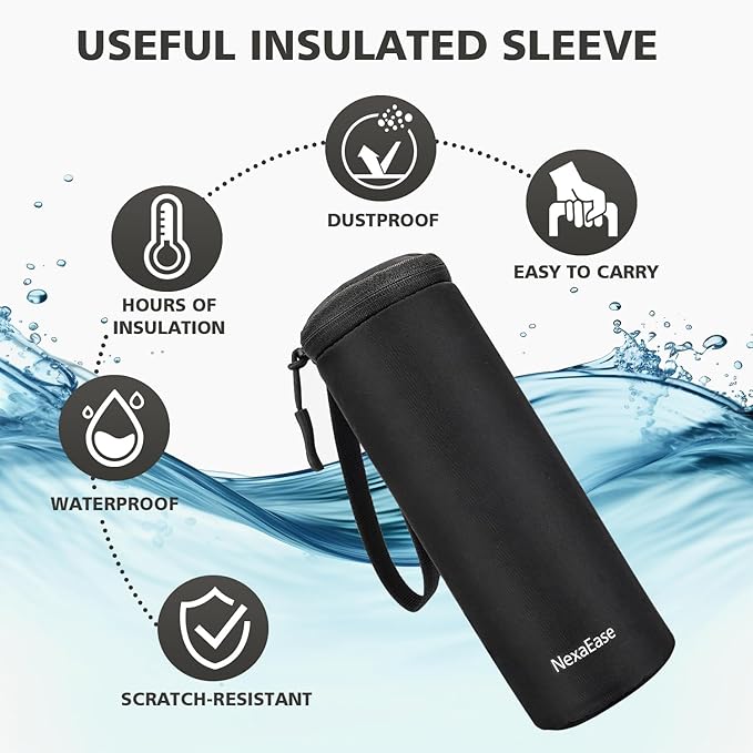 Portable Blender for Shakes and Smoothies- Personal Juicer 20 OZ Electric Protein Shaker Bottle with Insulated Sleeve USB-C RechargeableTravel Lid-Small Blender Cup for Kitchen Office GymTravel