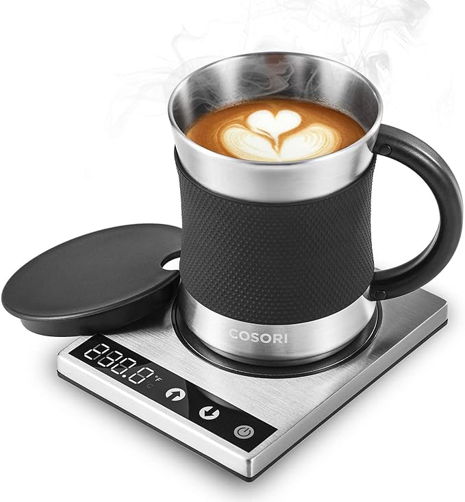 COSORI Coffee Mug Warmer &amp Mug Set + COSORI Pour Over Coffee Maker