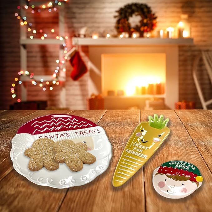 Godinger Dinnerware Holiday Santa Set