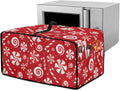 Doojoayie Christmas Candy Toaster Cover 6 Slice Stain Resistant Dust Cover for Bread Machine Small Kitchen Appliance Protector for Bread Making Machine/Air Fryer