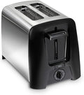 Hamilton Beach 2 Slice Toaster with Extra Wide Slots Shade Selector Auto-Shutoff Cancel Button and Toast Boost Black