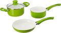 Compact Cooking and Frying Set Green