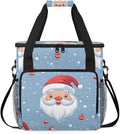 Cute Santa Claus Coffee Maker Carrying Bag Christmas Santa Claus Travel Storage Bag Compatible with K-Mini or K-Mini Plus Single Serve Coffee Brewer Carrying Case with Pockets &amp Shoulder Strap