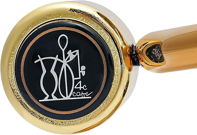 Belgian Belgium Luxury Royal Family Balance Syphon Siphon Coffee Maker 400ml/15OZ Luxury Golden Manual Coffee Maker With Measuring Cup Unique Siphon Brewer Siphon Coffee Maker Kit For Office