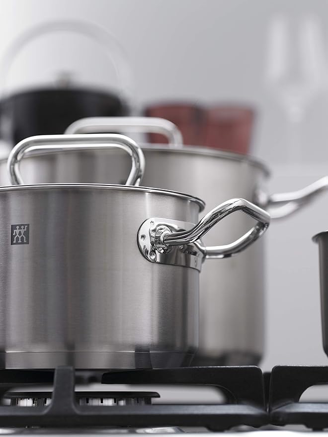 ZWILLING – TWIN CLASSIC Rechargeable Cookware Set 5 pz. in Stainless Steel 18/10 Satin